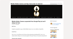 Desktop Screenshot of mobilehiddencamera.com