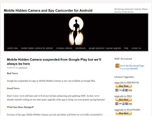 Tablet Screenshot of mobilehiddencamera.com